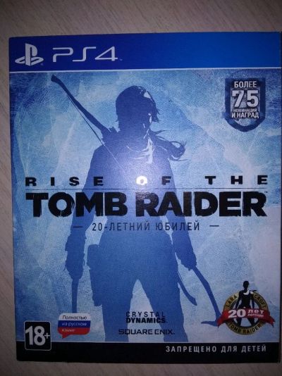 Лот: 12133469. Фото: 1. Rise of the tomb raider. Диск... Игры для консолей