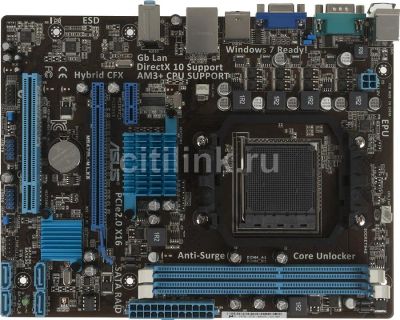 Лот: 16095537. Фото: 1. Материнская плата ASUS M5A78L-M... Материнские платы