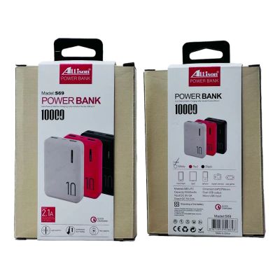 Лот: 22144588. Фото: 1. Power Bank ALLISON ALS-S69 10000mAh... Внешние, портативные аккумуляторы для смартфонов (Power bank)