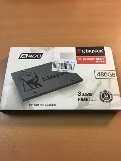 Лот: 12887863. Фото: 1. SSD Kingston 480Gb новый в упаковке... SSD-накопители