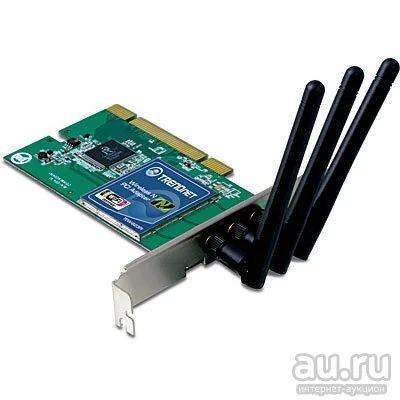 Лот: 8432814. Фото: 1. Сетевая карта TRENDnet TEW-623PI. Сетевые карты