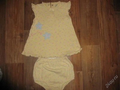 Лот: 1521724. Фото: 1. Хлопковое платье с трусиками Child... Платья, сарафаны