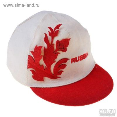 Лот: 9299092. Фото: 1. Шапка банная "кепка Russia" фетр... Другое (сувениры, подарки)