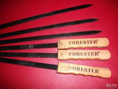Лот: 9590544. Фото: 1. Шампура "слоны" Forester - 6 шт... Мангалы, грили, коптильни
