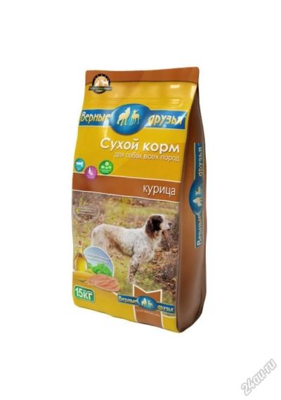 Лот: 5887525. Фото: 1. Корм Верные Друзья для собак всех... Корма