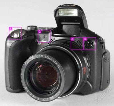 Лот: 1687152. Фото: 1. Фотоаппарат Canon Power Shot S3... Цифровые компактные