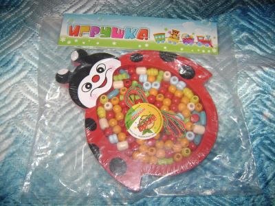 Лот: 4345602. Фото: 1. Игрушка шнуровка "Божья коровка... Для рукоделия