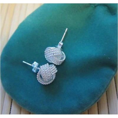 Лот: 7574549. Фото: 1. Серьги.Узелок.925. Читайте описание... Серьги, каффы