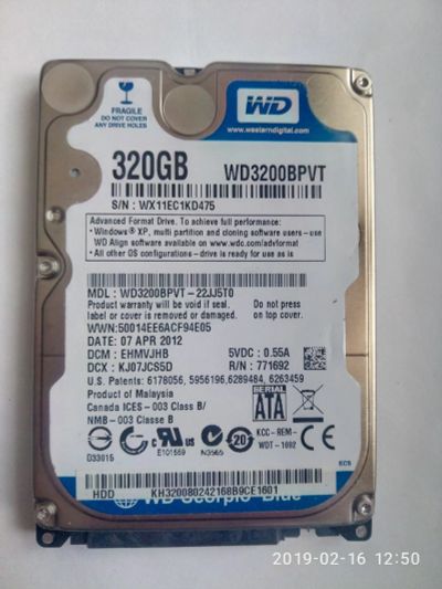 Лот: 13234219. Фото: 1. Жесткий диск Western Digital WD... Жёсткие диски (HDD)