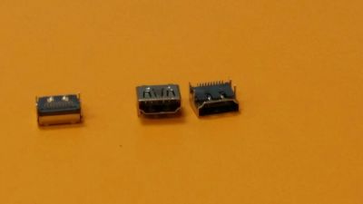 Лот: 11506616. Фото: 1. Разъем HDMI 4 ноги вниз 2 ряда... Другое (комплектующие)