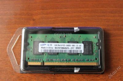Лот: 2137314. Фото: 1. SO-DIMM DDR2 1GB. Оперативная память