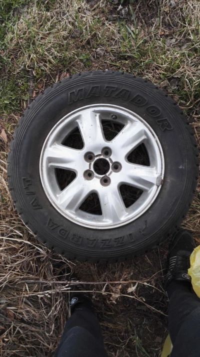 Лот: 9601192. Фото: 1. Колеса Subaru Forester R15 5x100... Шины на дисках