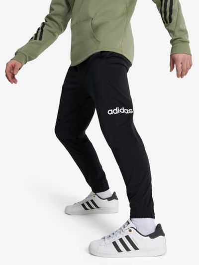 Лот: 25023418. Фото: 1. Брюки мужские adidas, Черный. Спортивные брюки, штаны