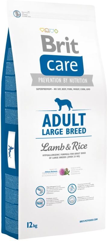Лот: 12033178. Фото: 1. Brit Care Adult Large Breed Lamb... Корма