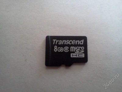 Лот: 880035. Фото: 1. Карта памяти MicroSD 8GB. Карты памяти