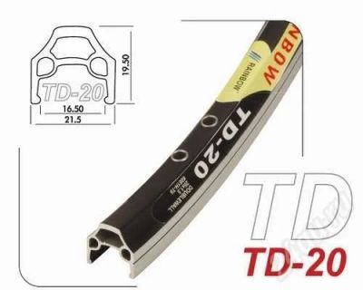 Лот: 306243. Фото: 1. обод td-20 26" 559-17c пистонированый... Запчасти