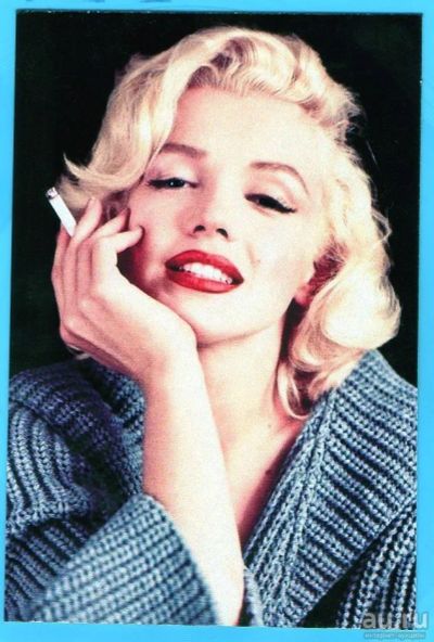 Лот: 17947098. Фото: 1. Marilyn Monroe/Мэрилин Монро-глянцевая... Открытки, конверты