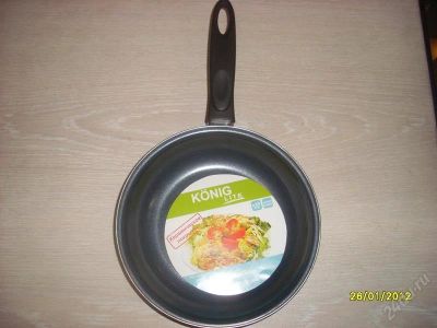Лот: 1510963. Фото: 1. Сковорода KONIG(керамика) 20см. Сковороды и сотейники