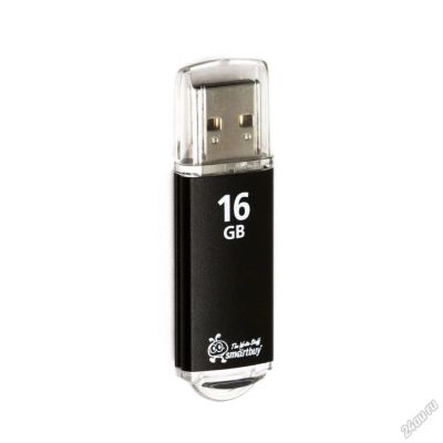 Лот: 5813367. Фото: 1. USB 16Gb Smart Buy V-Cut Black... USB-флеш карты