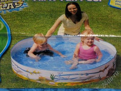 Лот: 389283. Фото: 1. Бассейн детский с жёсткими стенками... Другое (дети растут)