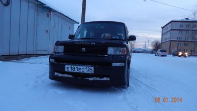 Лот: 3575342. Фото: 1. Черный Toyota bB, 2003 год, большое... Автомобили
