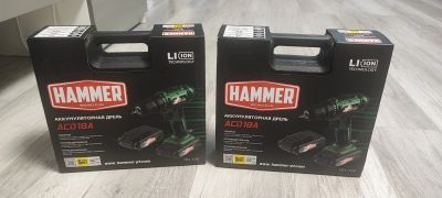 Лот: 25647930. Фото: 1. Дрель шуруповерт hammer. Электроинструмент