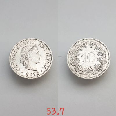 Лот: 15596622. Фото: 1. монета Швейцария 10 раппенов... Остальные страны