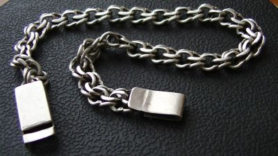 Лот: 10914635. Фото: 1. Браслет из серебра пр 925 плетение... Цепочки