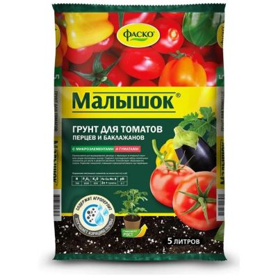 Лот: 24306703. Фото: 1. Грунт Малышок, для томатов и перцев... Грунты, удобрения