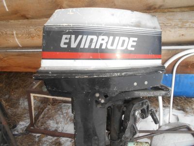 Лот: 11072938. Фото: 1. лодочный мотор Evinrude 25. Лодочные моторы