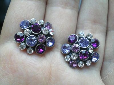 Лот: 951433. Фото: 1. Серги гвоздики из Леди коллекшн. Серьги, каффы