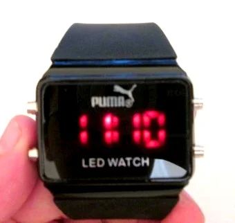 Лот: 5147933. Фото: 1. Часы Puma Led Watch №1 (черный... Другие наручные часы