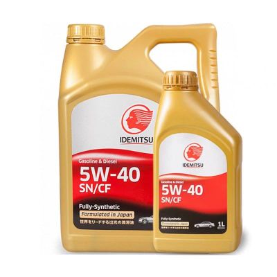 Лот: 14761109. Фото: 1. IDEMITSU 5W40 SN/CF Fully Synthetic... Масла, жидкости