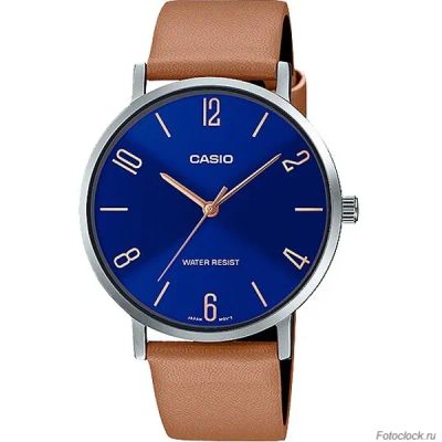 Лот: 21236949. Фото: 1. Casio MTP-VT01L-2B2. Оригинальные наручные часы