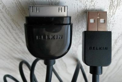 Лот: 5988838. Фото: 1. Belkin шнур для iPhone 4. Дата-кабели, переходники