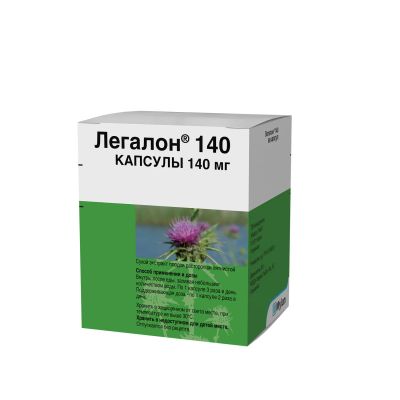 Лот: 23984141. Фото: 1. Легалон капс. 140мг №60. Лекарства
