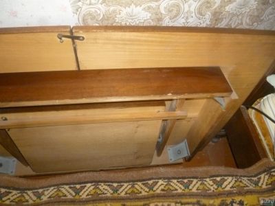 Лот: 13822662. Фото: 1. Стол раскладной, советский, с... Столы, стулья, обеденные группы