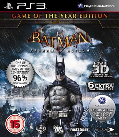 Лот: 14628333. Фото: 1. Batman Arkham Asylum PS3. Игры для консолей
