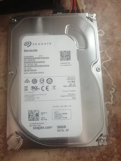 Лот: 23460170. Фото: 1. hdd seagate 500gb. Жёсткие диски (HDD)