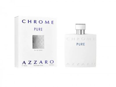 Лот: 11378798. Фото: 1. Azzaro men Chrome Pure Туалетная... Мужская парфюмерия