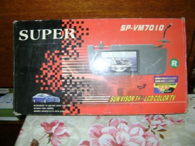 Лот: 7853949. Фото: 1. Автотелевизор козырек SUPER. Мониторы, DVD