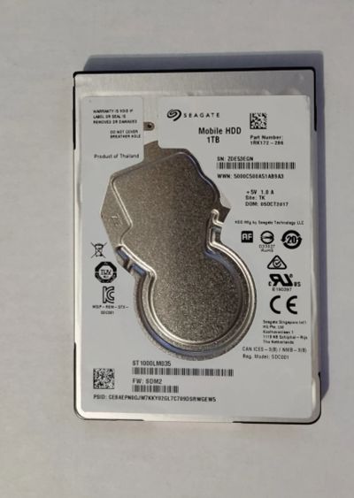 Лот: 19435663. Фото: 1. HDD 1TB Seagate ST1000LM035. Жёсткие диски (HDD)