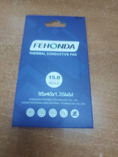Лот: 25556606. Фото: 1. Термопрокладка Fehonda 85x45x1... Системы охлаждения