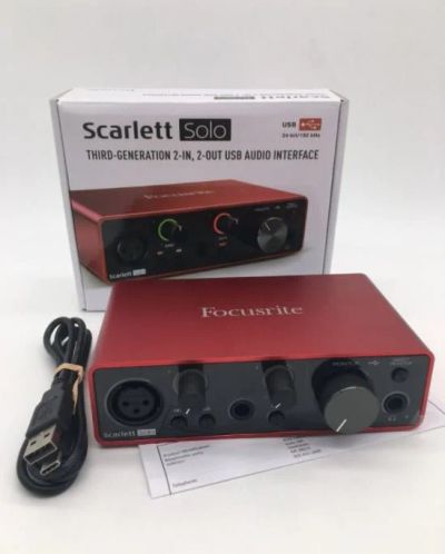 Лот: 17270133. Фото: 1. Звуковая карта Focusrite Scarlett... Звуковые карты