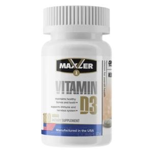 Лот: 17475039. Фото: 1. Vitamin D3 от Maxler 180 капс... Спортивное питание, витамины