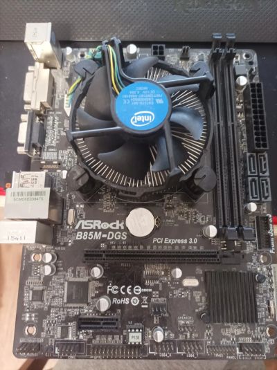 Лот: 21137403. Фото: 1. материнская плата Asrock B85M-DGS... Материнские платы