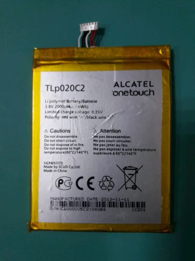 Лот: 11136657. Фото: 1. АКБ аккумуляторная батарея Alcatel... Аккумуляторы
