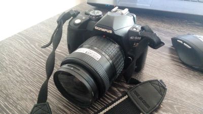 Лот: 5333739. Фото: 1. Olympus E-510 + zuiko14-42. Цифровые зеркальные