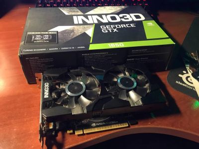 Лот: 19862018. Фото: 1. Видеокарта Inno3D Geforce GTX... Видеокарты