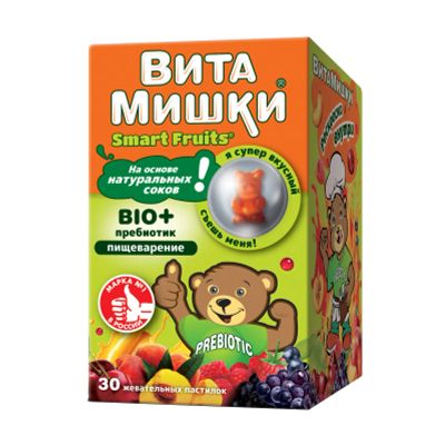 Лот: 23986075. Фото: 1. ВитаМишки Био+ пребиотик паст... Народная медицина, БАДы